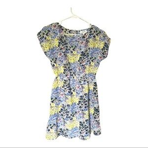 81 Poppies Whimsical Floral Print Dress - size: 2